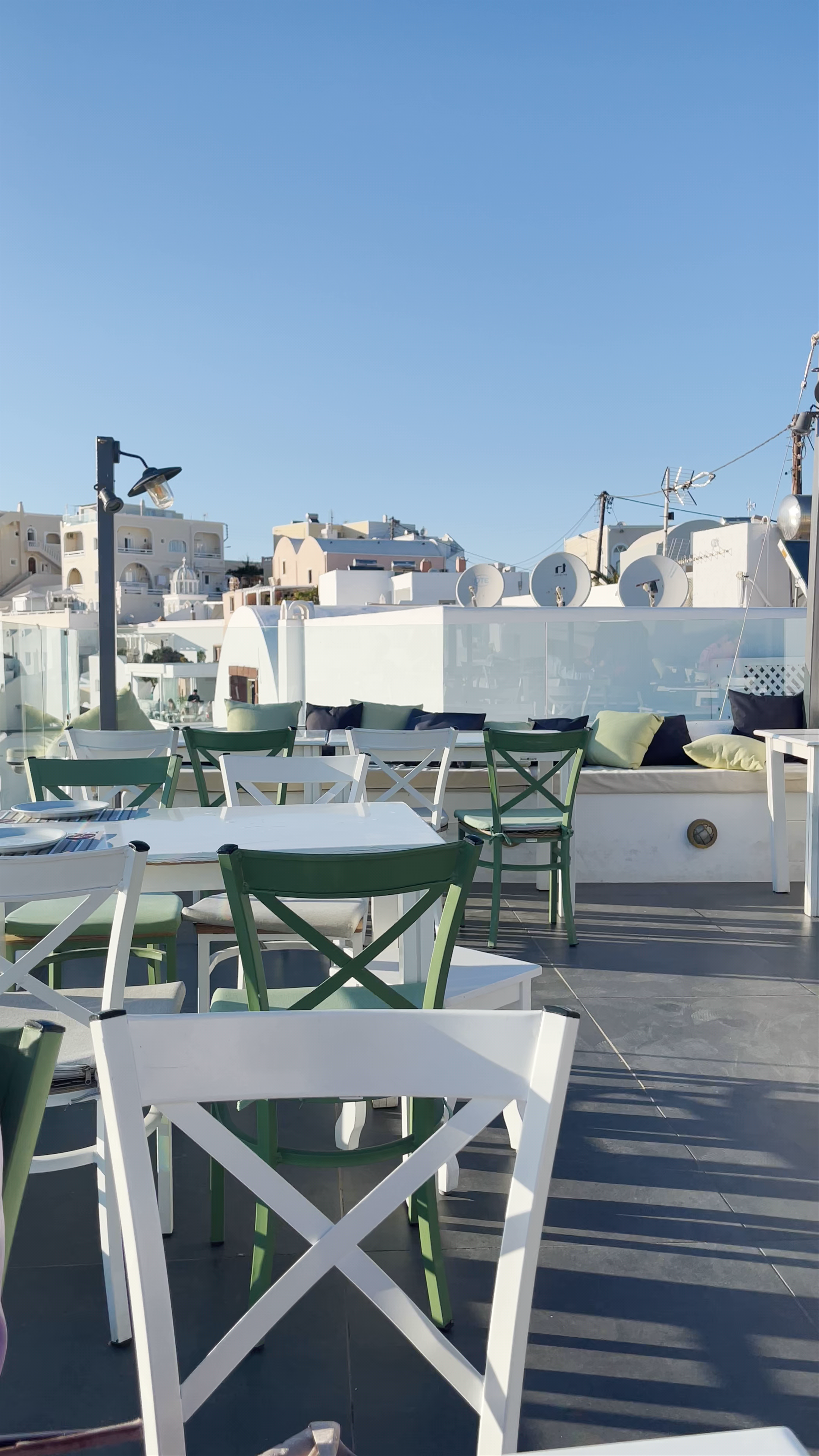 To Briki Rooftop Dining Experience in Thira, Greece