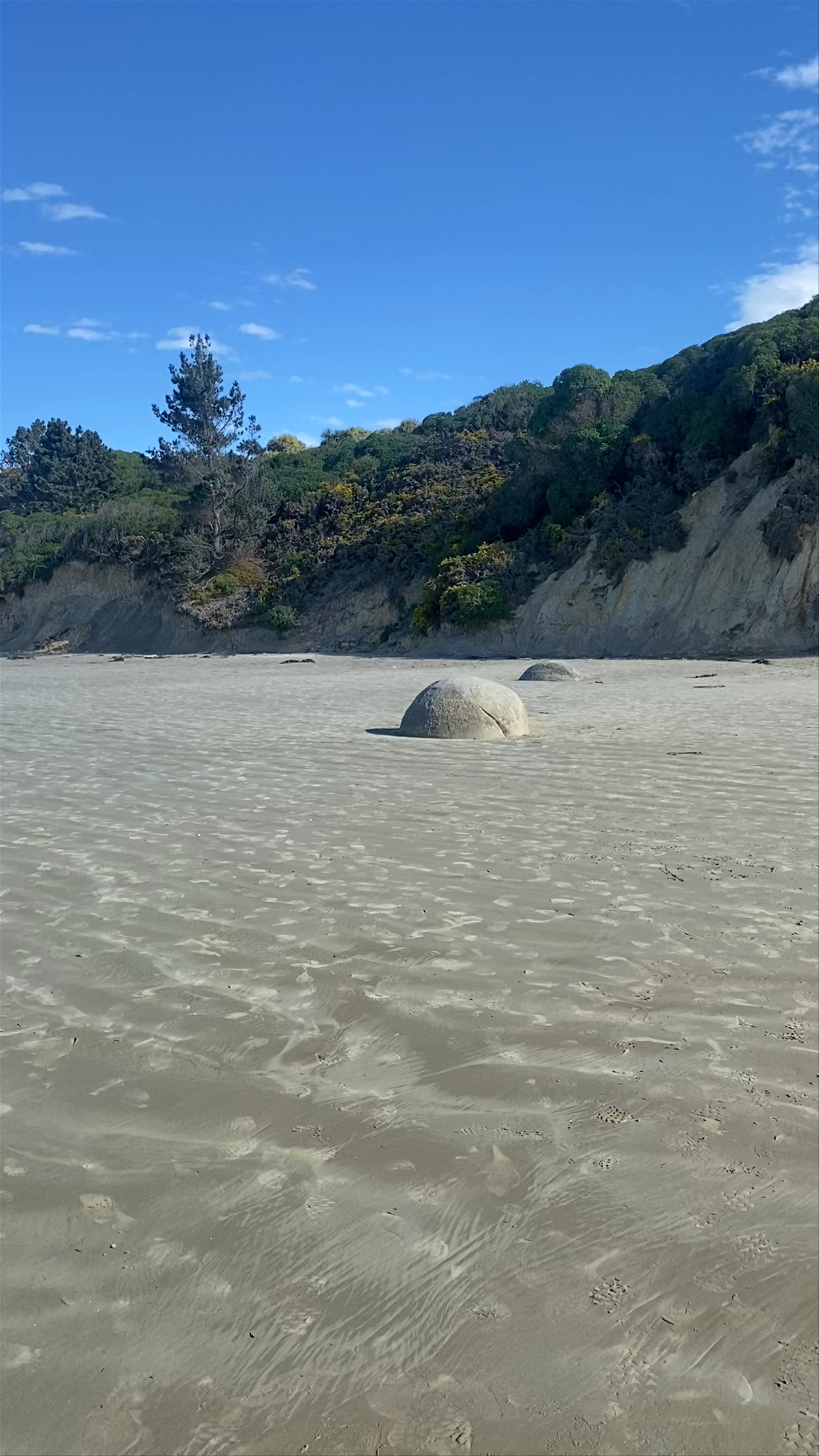 Moeraki Boulders Beach