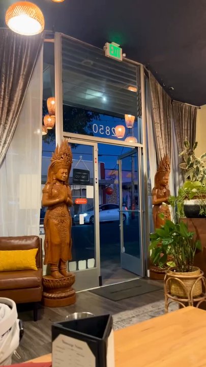 Annie's Cambodian - Inside on a Monday in October. About an hour before they close. - Cambodian Near Me - Eureka, California