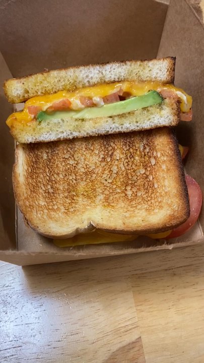 Ange Noir Cafe - Fancy Grilled Cheese and Charcoal Mocha Latte. - Coffee & Tea Near Me - Brooklyn, New York