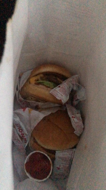 In-N-Out Burger - Two cheeseburgers perfect for dinner ( fries not shown ) - Burgers Near Me - Keizer, Oregon