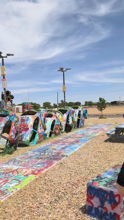 VW Slug Bug Ranch - Video or spray paint area - Local Flavor Near Me - Amarillo, Texas