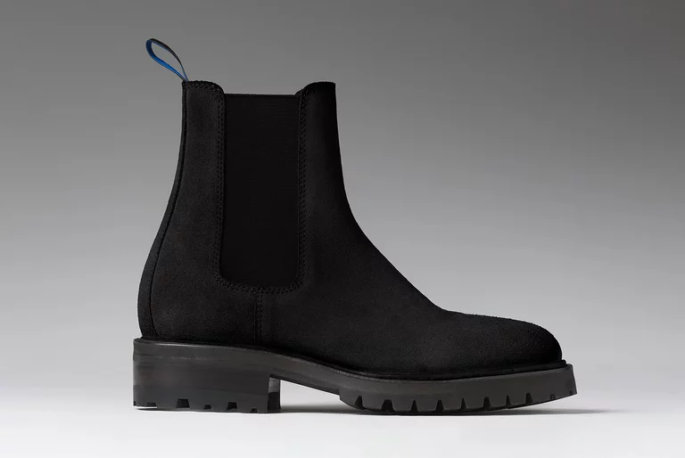 Side profile views of the Aether W Reign boots.