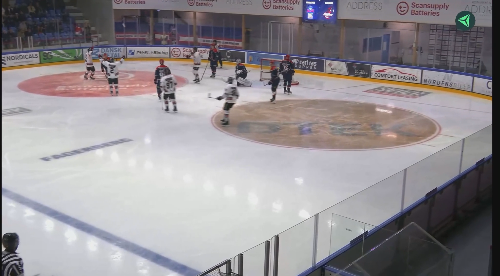 Lucas Kjelgaard Larsen's First Goal with the Aalborg Pirates!