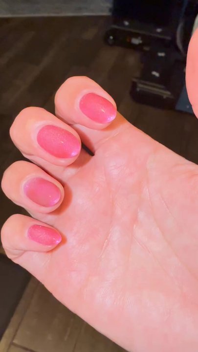 B Nails & Lashes - Cat eye with heart design using magnets - Nail Salons Near Me - Las Vegas, Nevada