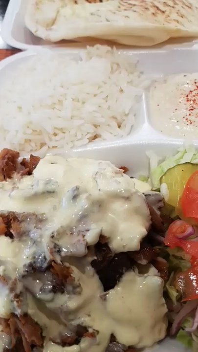 Shawarma King - The delicious beef shawarma plate! Mad good! - Middle Eastern Near Me - Burbank, California