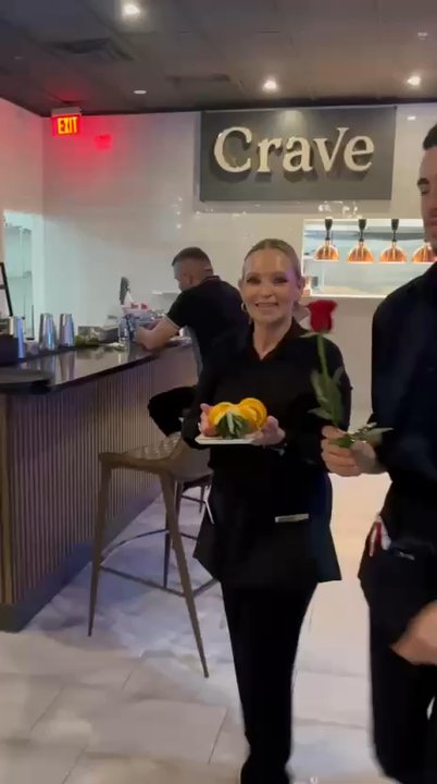 Crave Kitchen and Bistro - The sweet surprise with tears lol - Mediterranean Near Me - Atlanta, Georgia