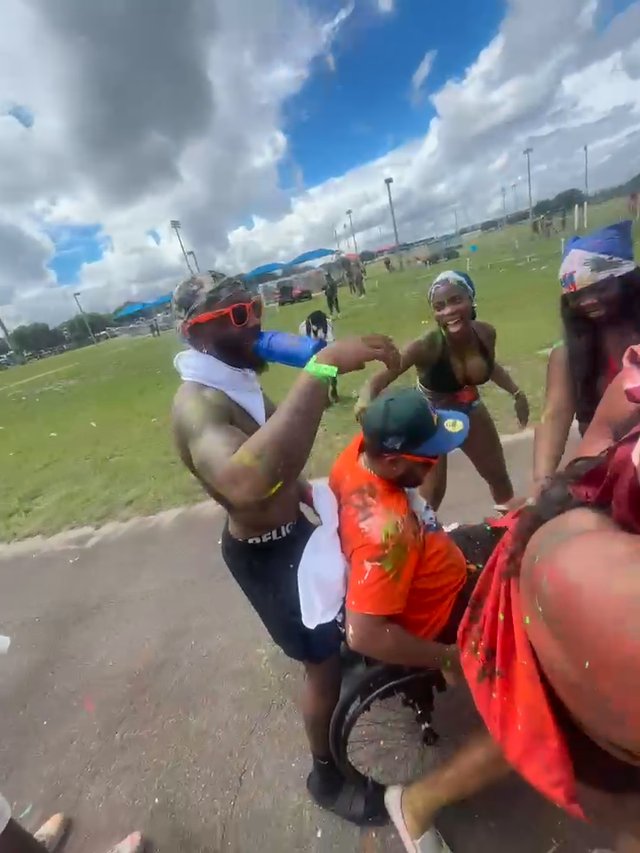 THEY JUMPED ON HIM........