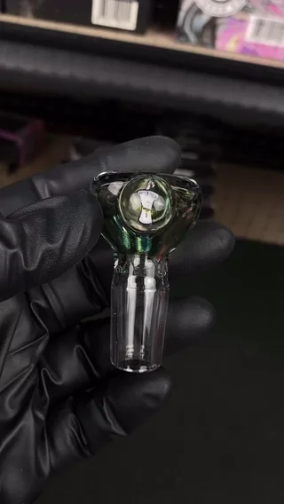 Preview pic of 18mm Single Hole Bowl Slide by Keys Glass