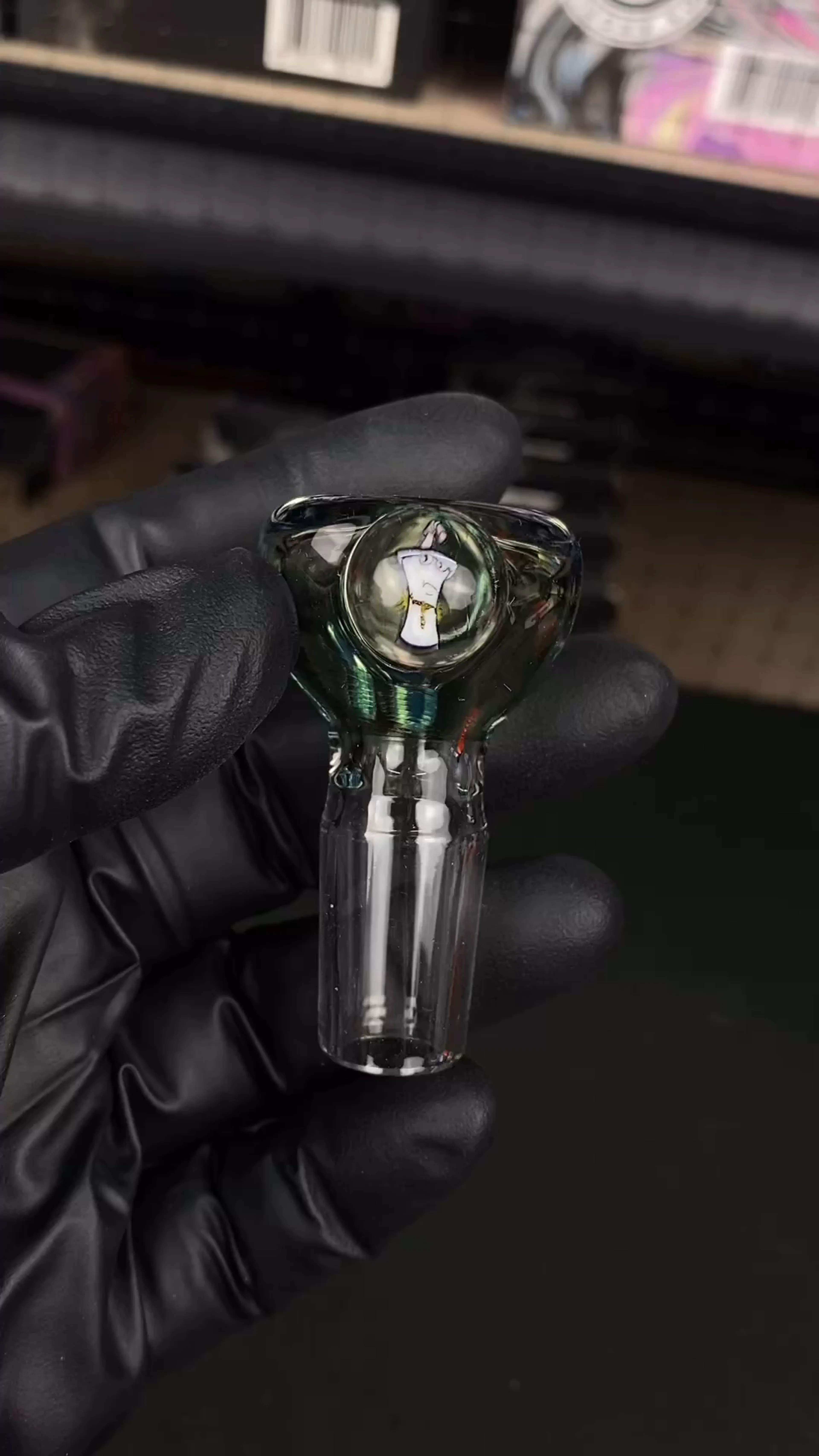 Preview pic of 18mm Single Hole Bowl Slide by Keys Glass