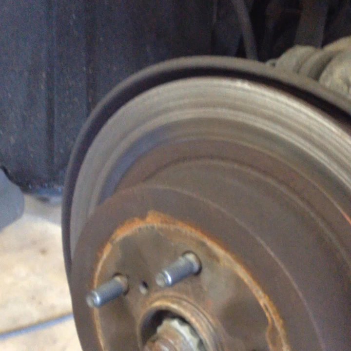 JMS Auto Repair - ...rotor, pads and caliper were suppose to be NEW! After 9 months my rear brakes look like this. Normal highway driving only? - Auto Repair Near Me - Elmhurst, Illinois