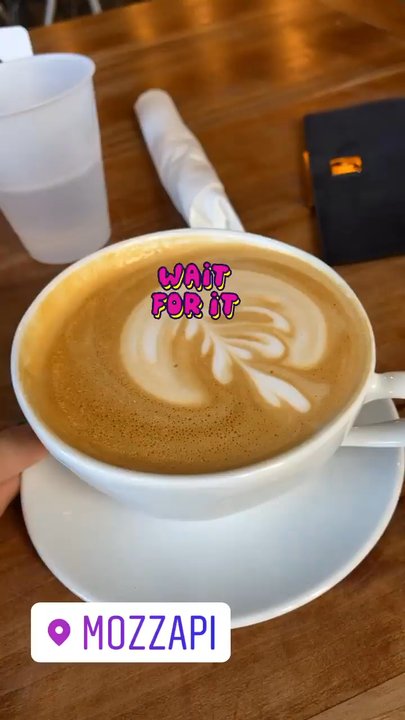 MozzaPi - Latte. Served in a funny cup! - Pizza Near Me - Louisville, Kentucky