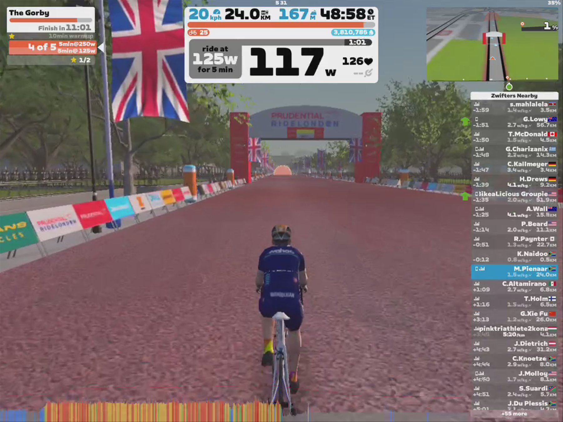 Zwift - The Gorby in London