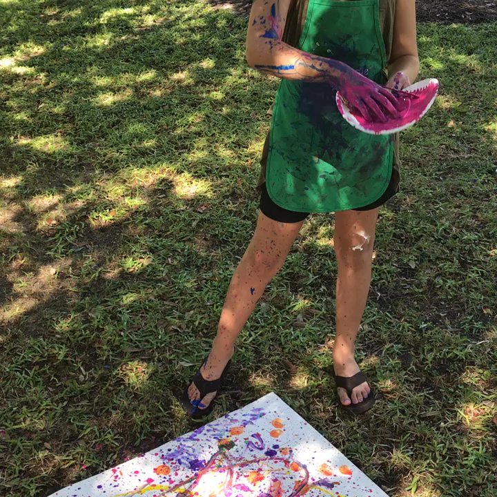 Abrakadoodle - Love this video of the "action painting" - Art Schools Near Me - Destin, Florida