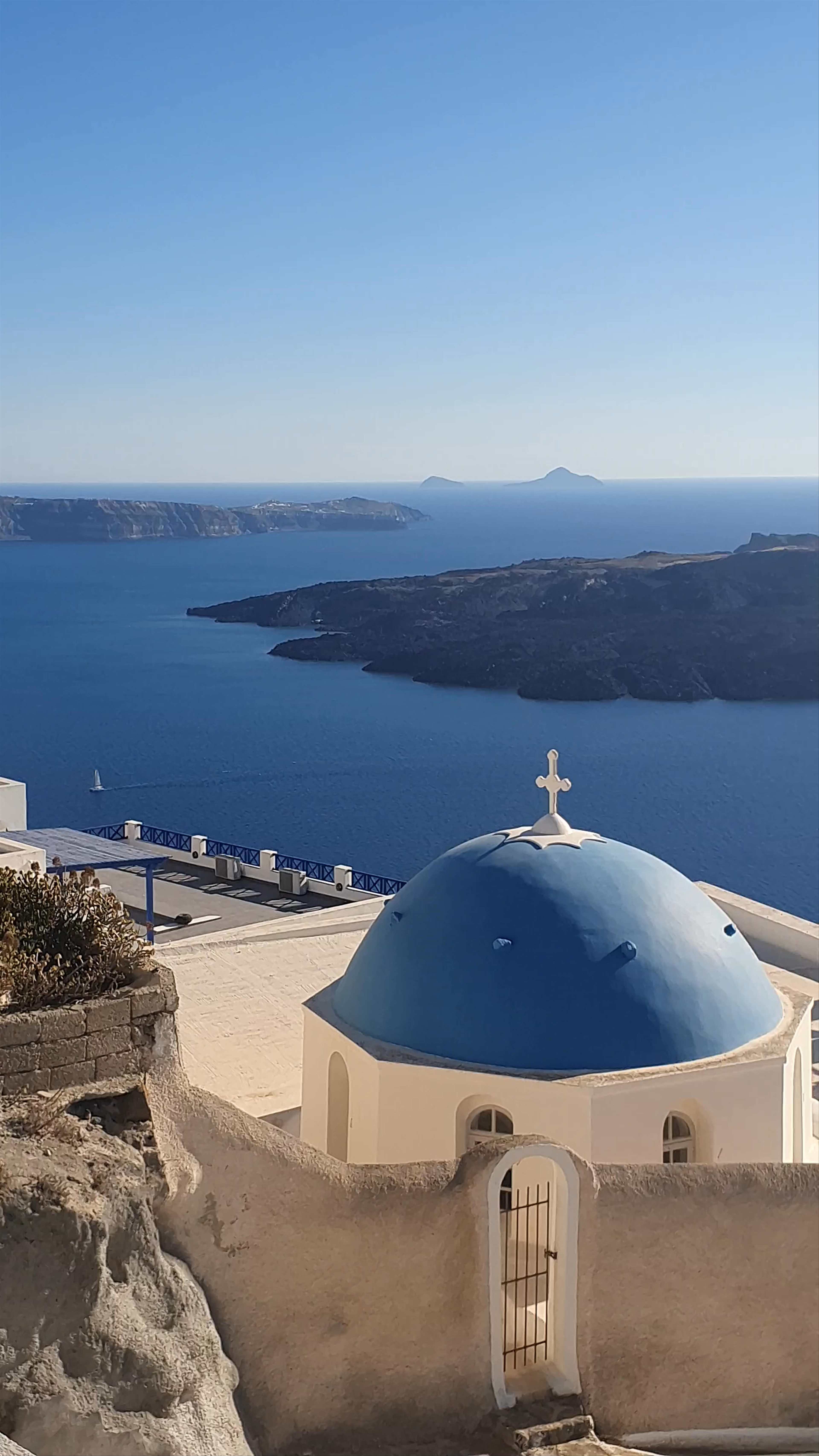 Three Bells of Fira: Iconic Santorini Views at Sunset