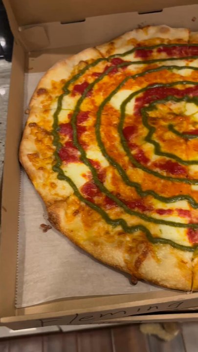 Seby’s Pizza - My personal favorite - the Rubirosa! The 3 sauces (tomato, vodka, and pesto) go SO well with the cheese! - Pizza Near Me - Winter Park, Florida