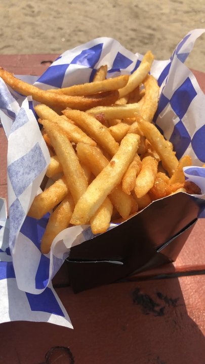 Ripkas Beach Cafe - Crab cake sandwich. Truffle fries eh. Lobster roll - Seafood Near Me - Norwalk, Connecticut