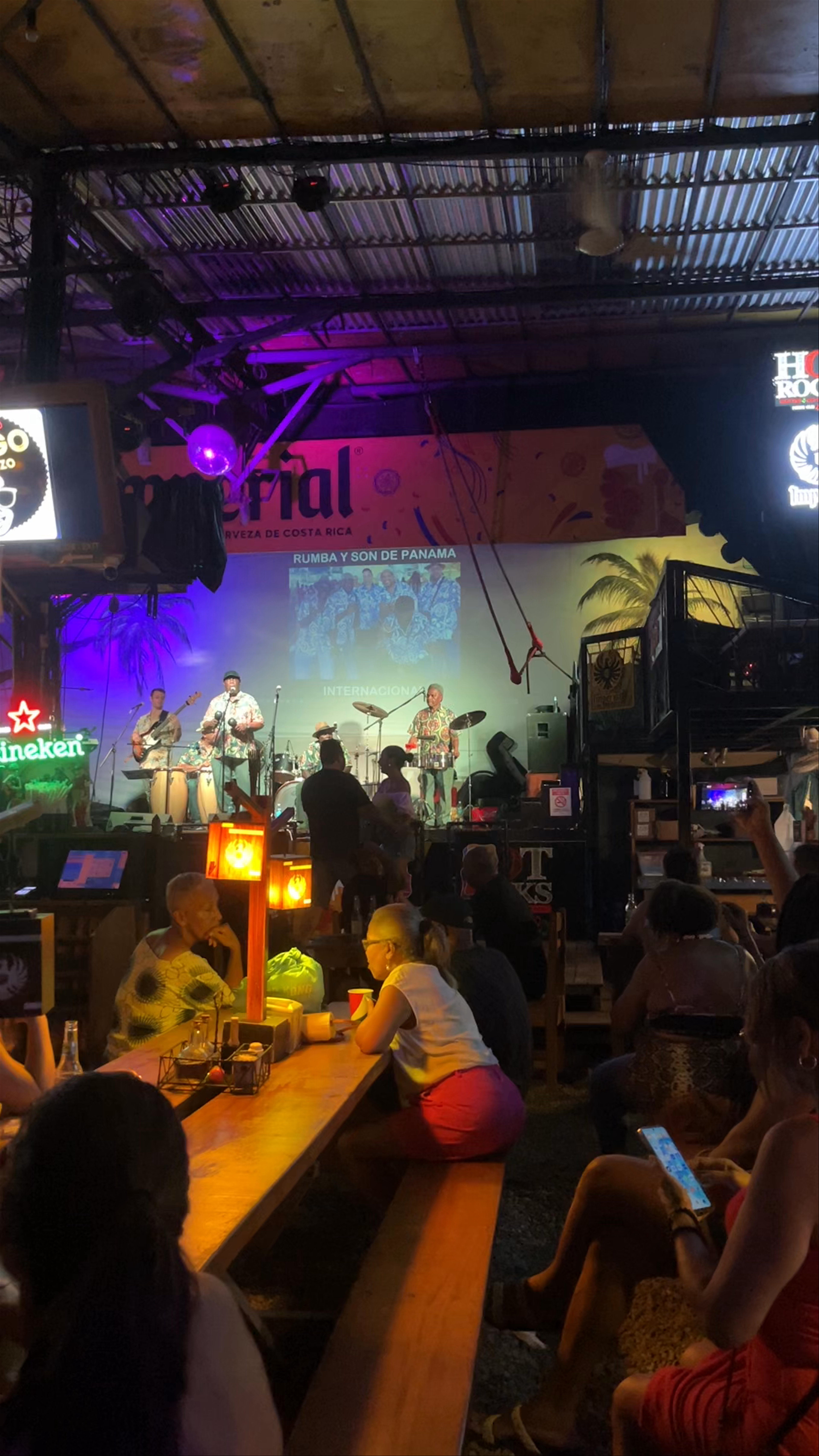 Live Latin Music and Vibrant Nightlife at Hot Rocks, Puerto Viejo de Talamanca