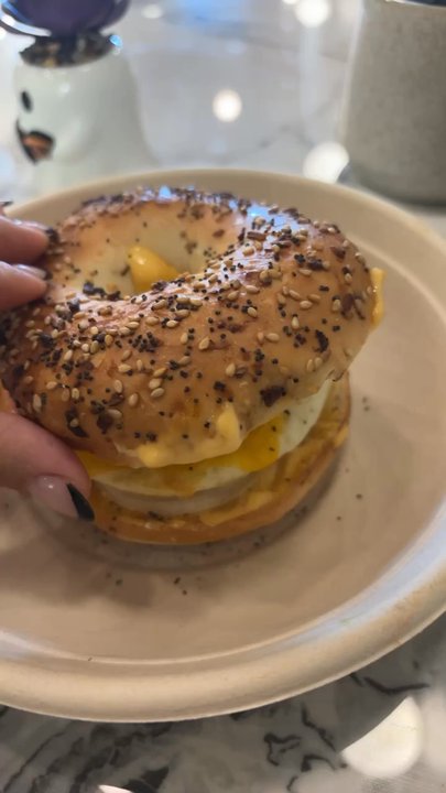 Yoba - The best bagel sandwich!!!! Must try - Coffee & Tea Near Me - Ontario, California