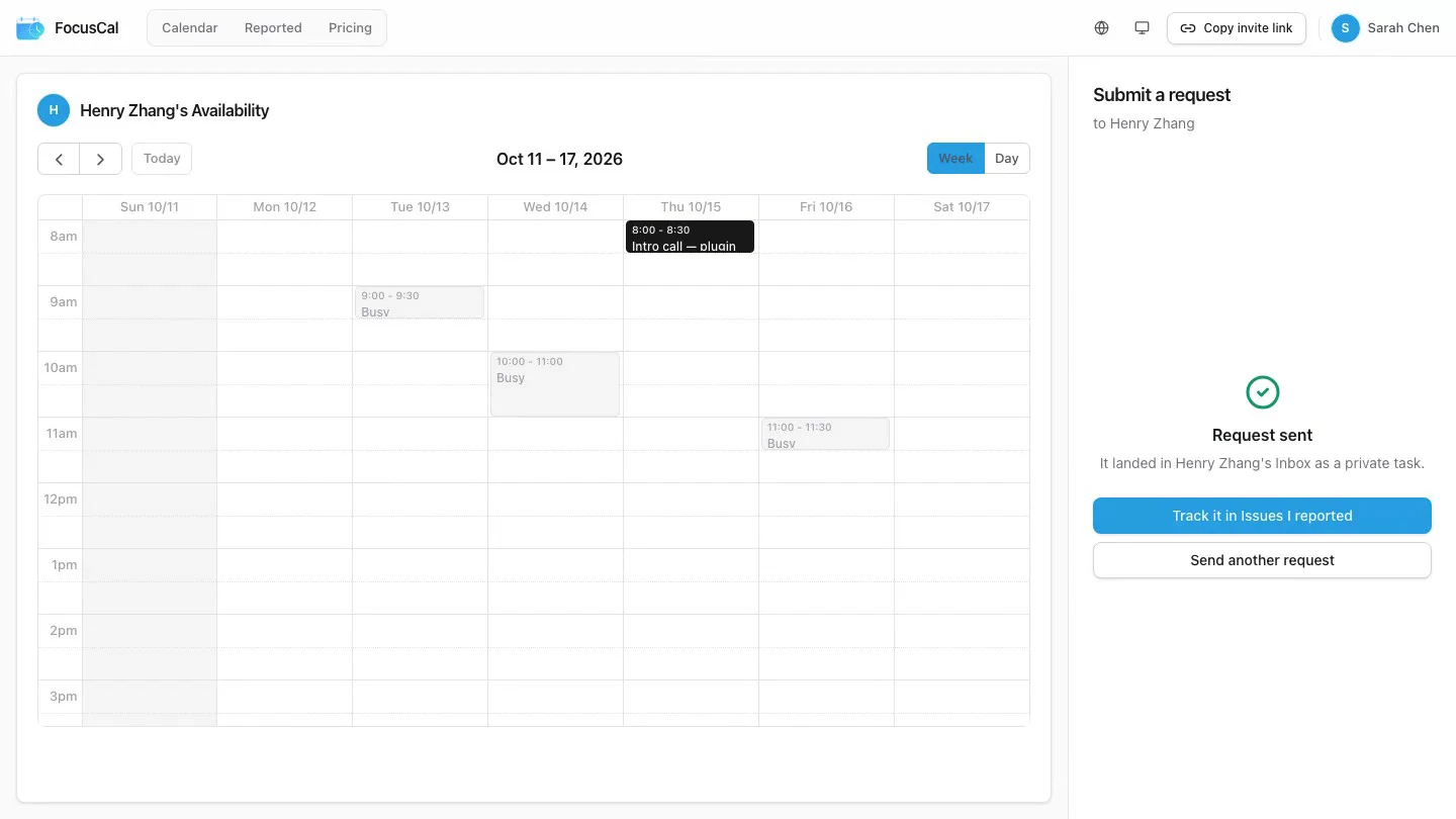 FocusCal — Time Blocking App image 1