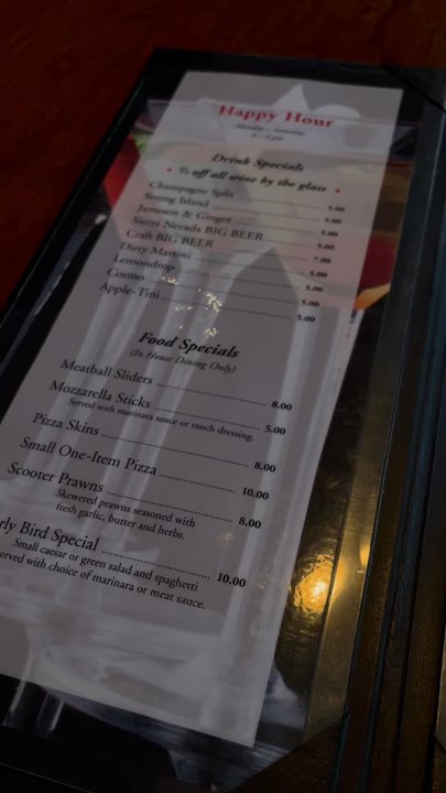 Franky's - Menu - Italian Near Me - Chico, California