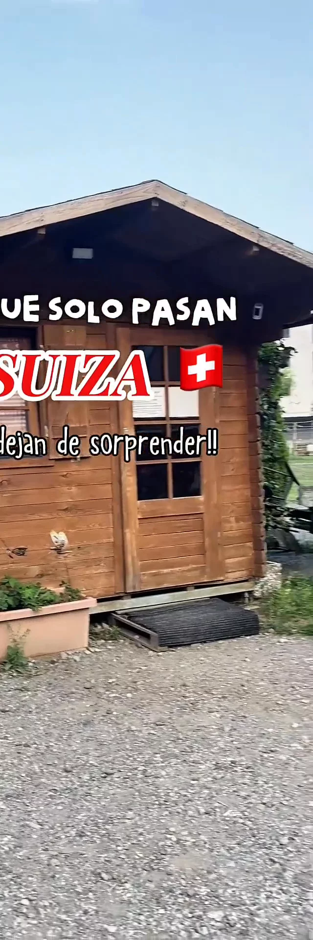 Cosas que solo pasan en suiza  y no me dejan de sorprender 