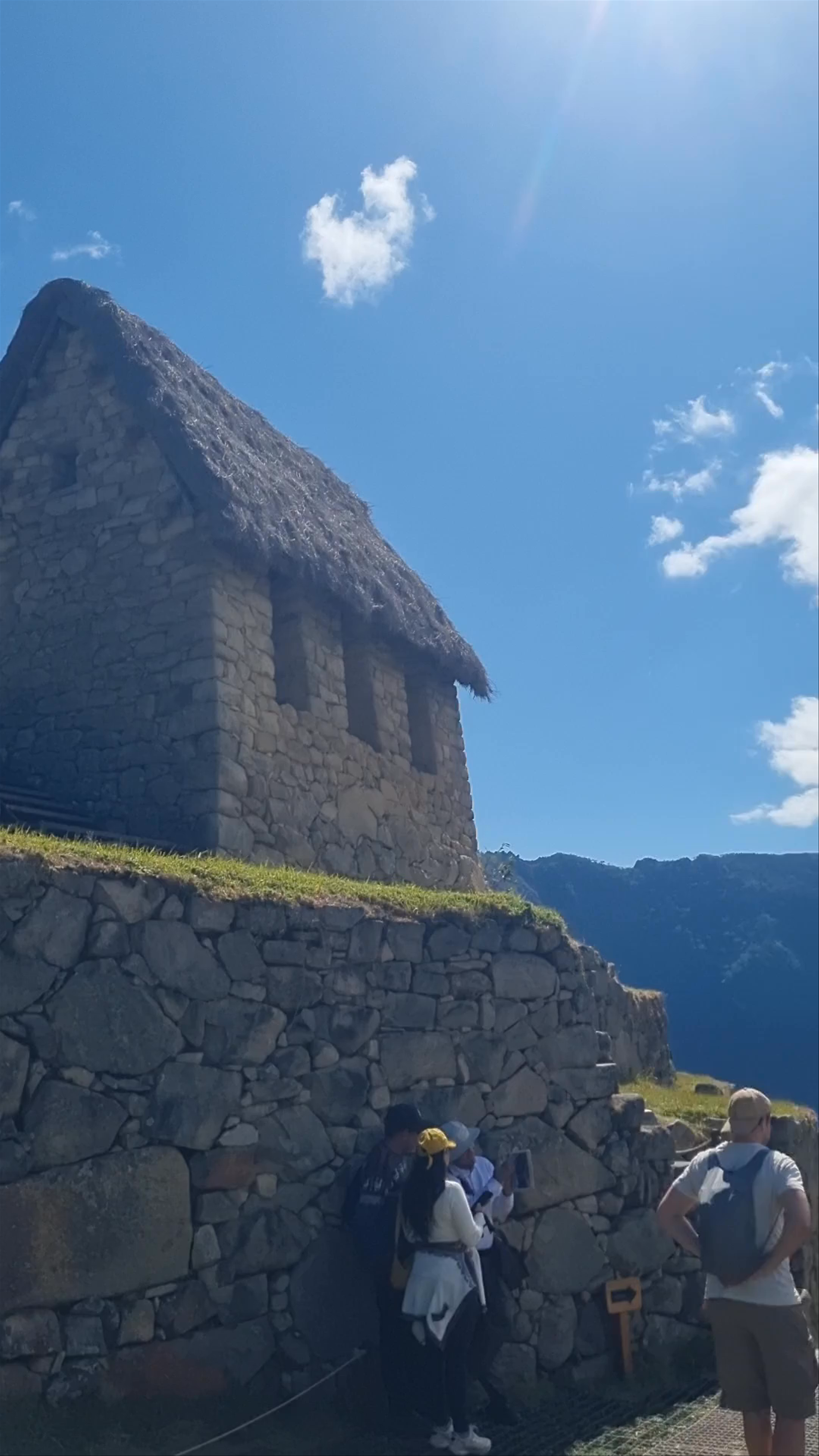 Casa del Guardián de la Roca Funeraria at Machu Picchu, Inca Trail, Peru