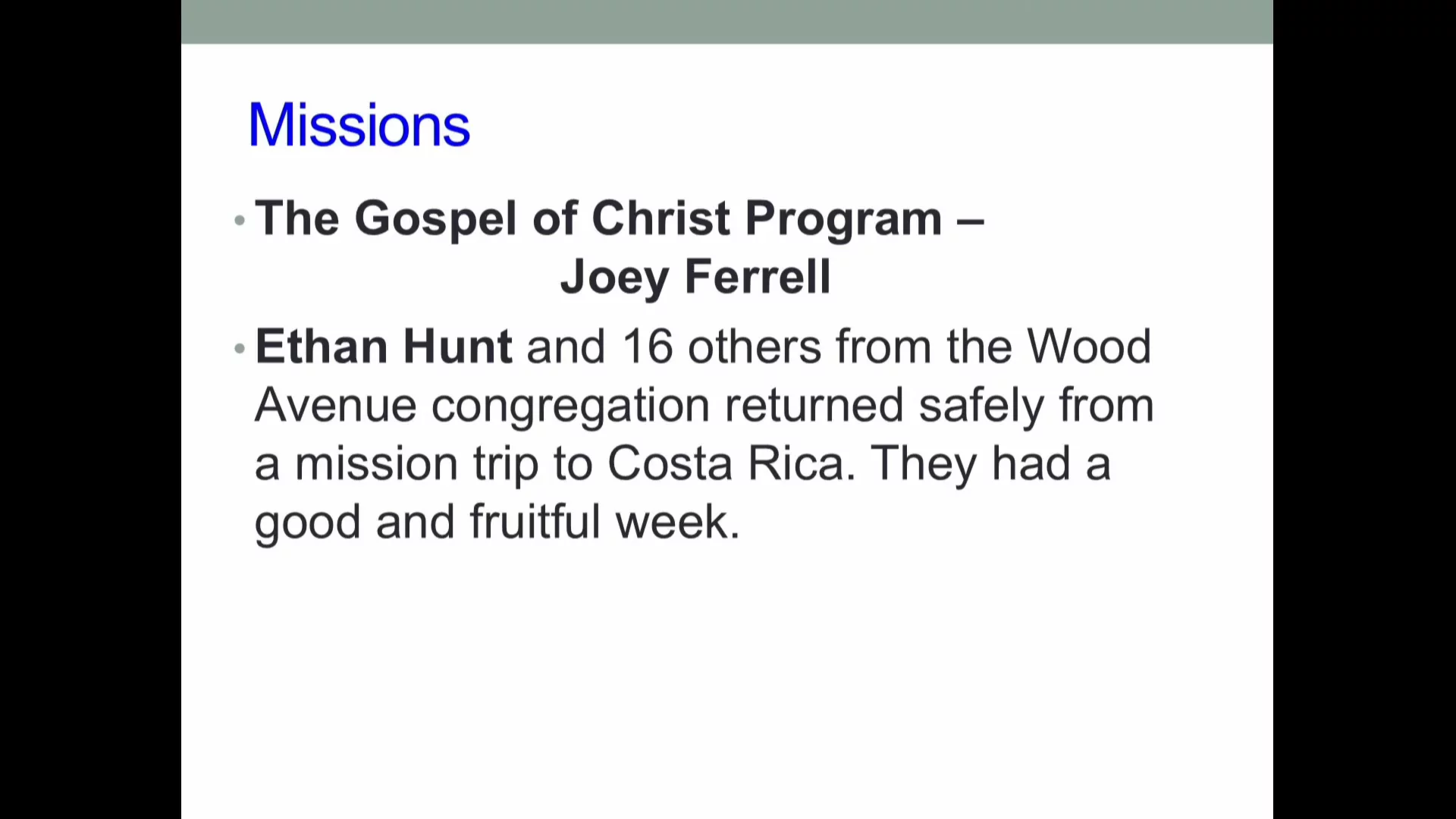 Bethel Service, July 06, 2025