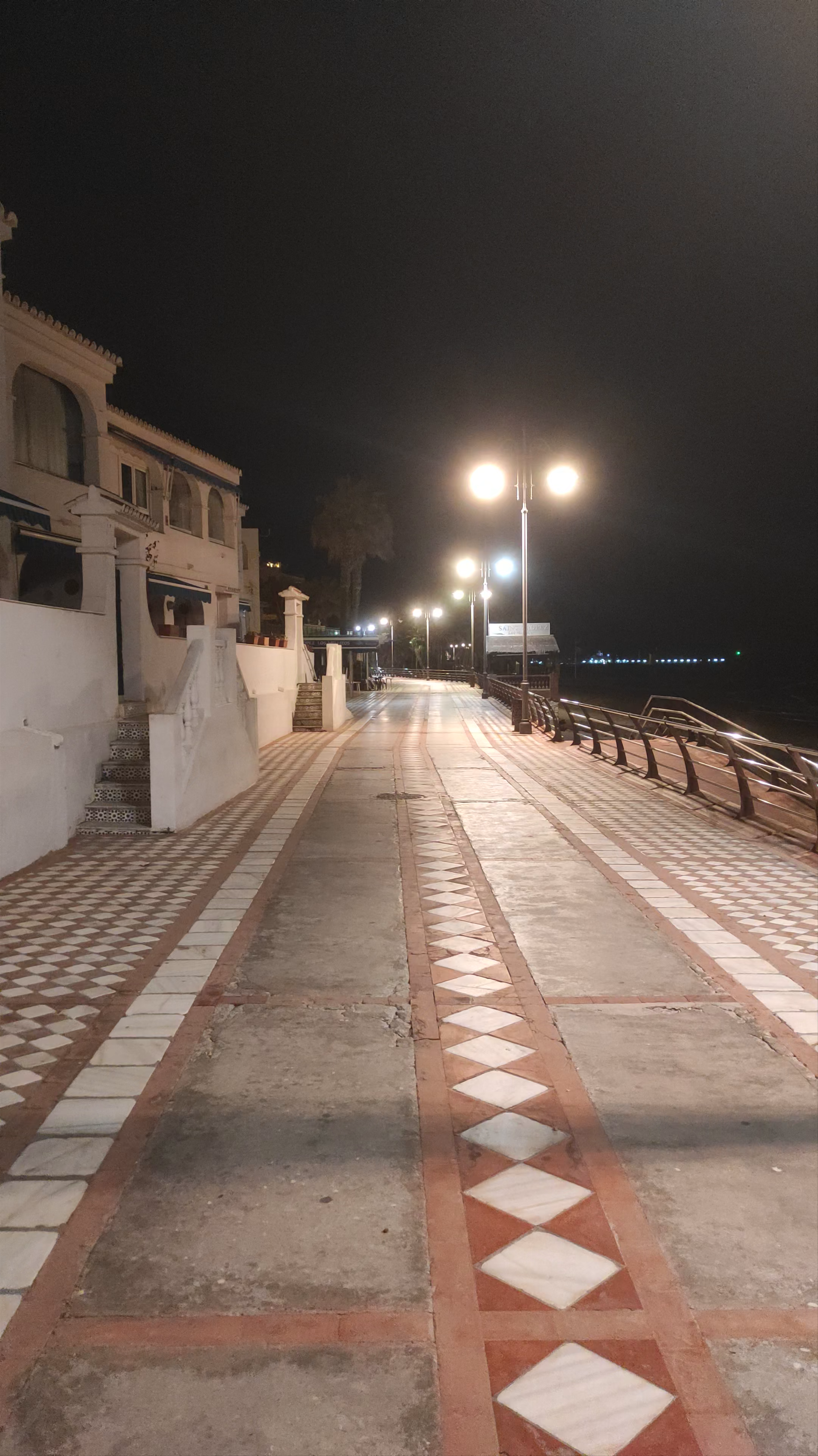 Night Stroll Along Paseo Marítimo in Benalmádena