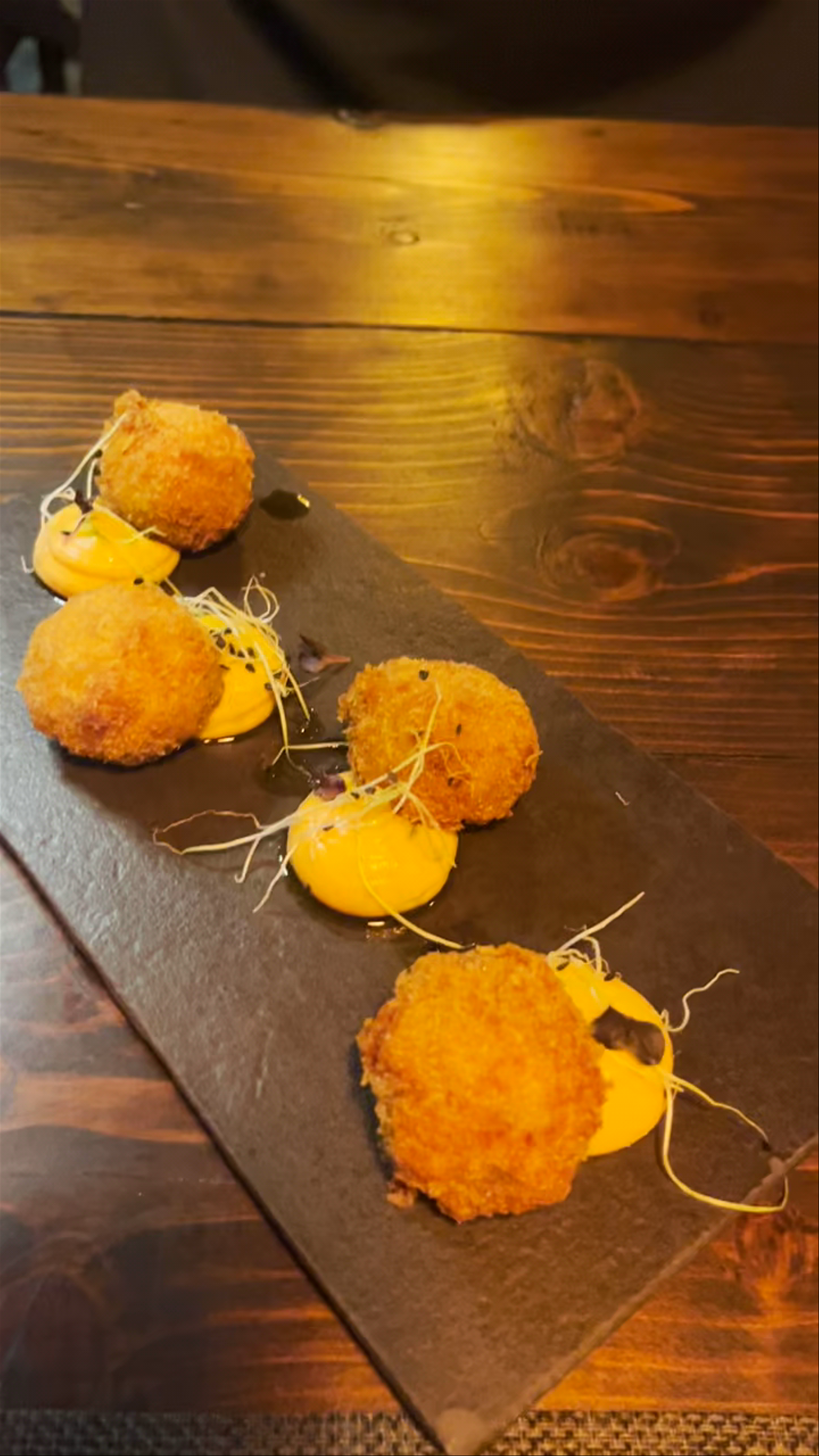 Gastronomic Delights in Megalochori, Thira, Greece