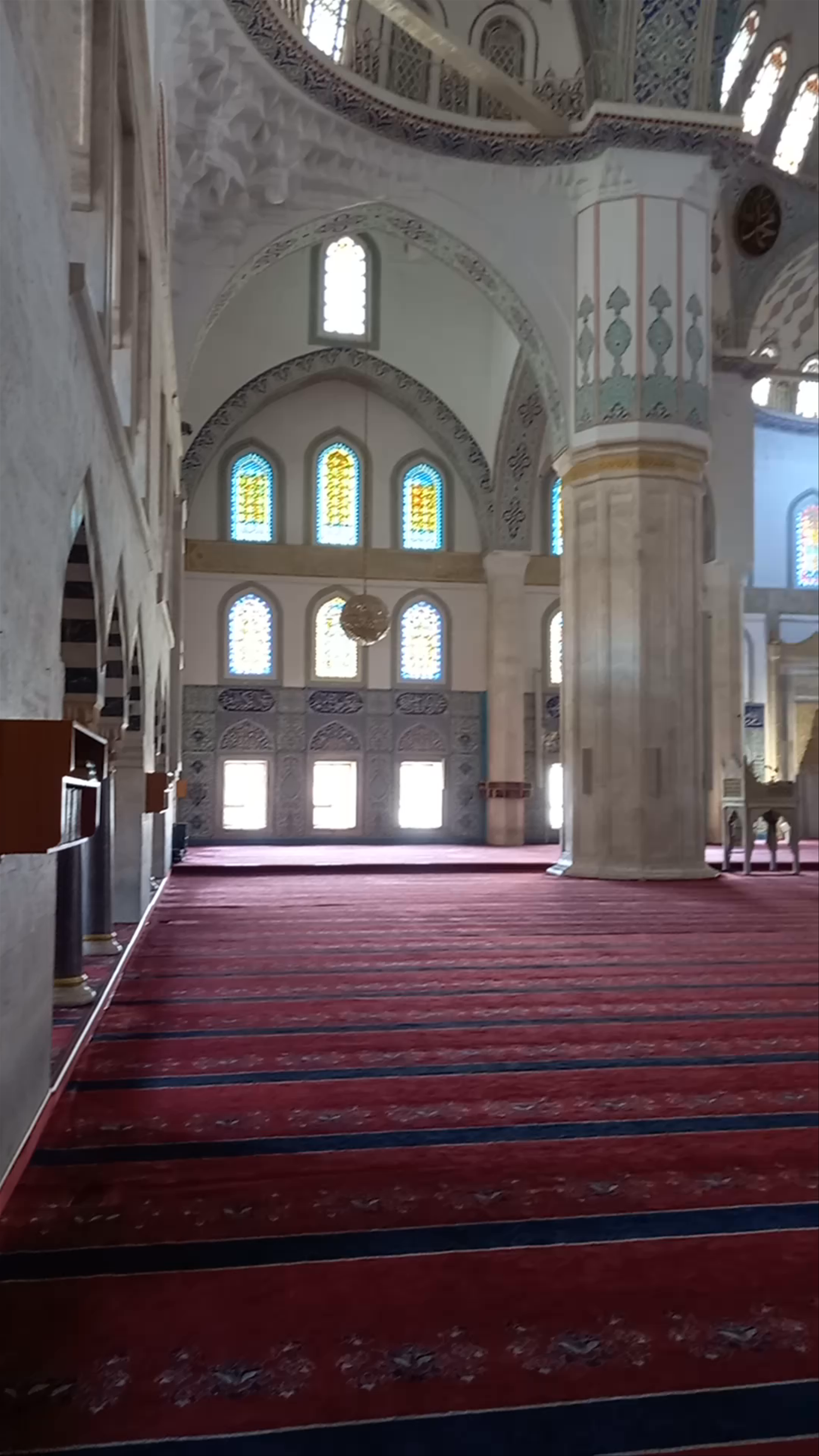 Serene Majesty Inside Kocatepe Mosque, Ankara