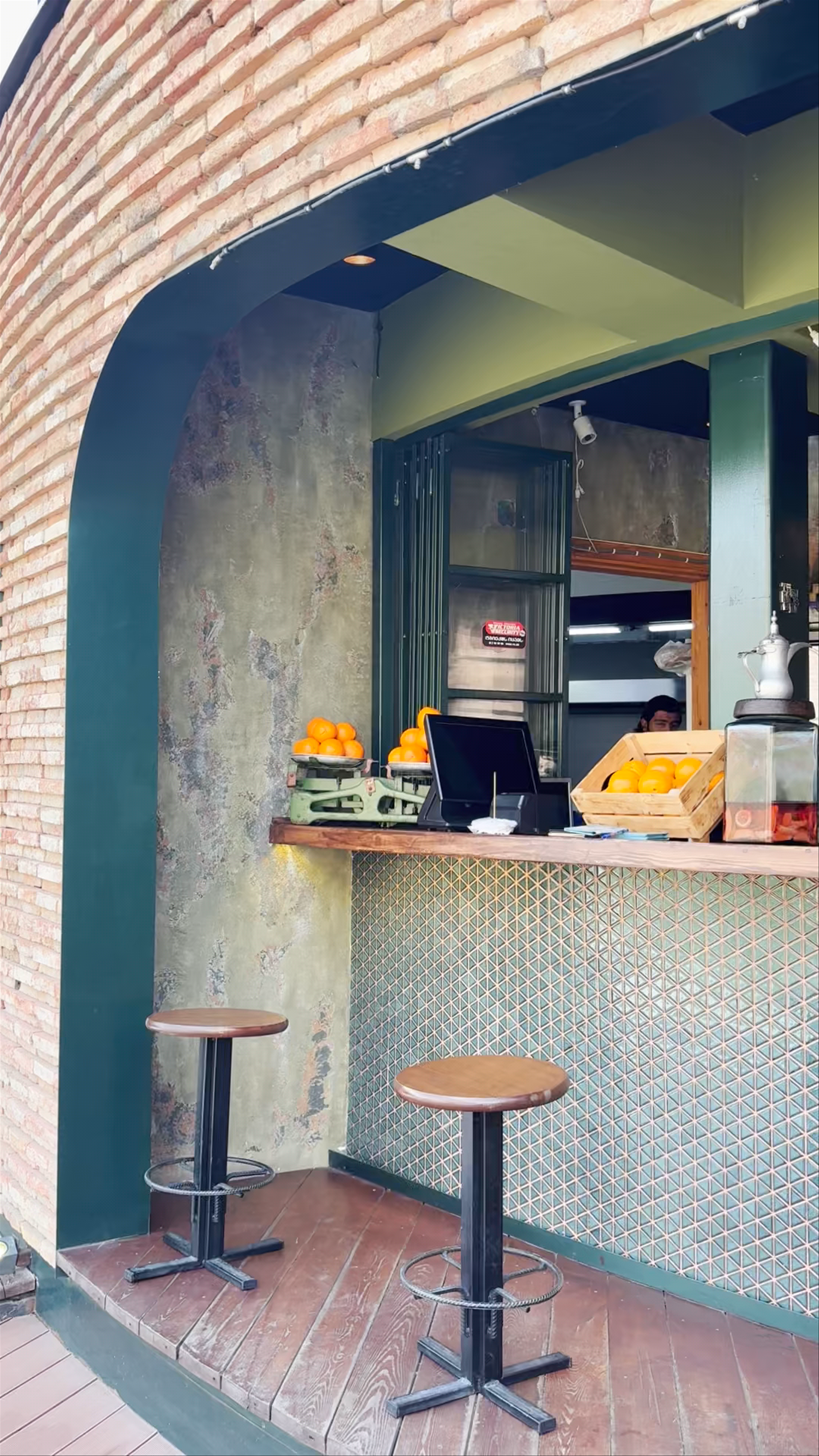 Morning Vibes at Legvi Cafe on Botanikuri Street, Tbilisi