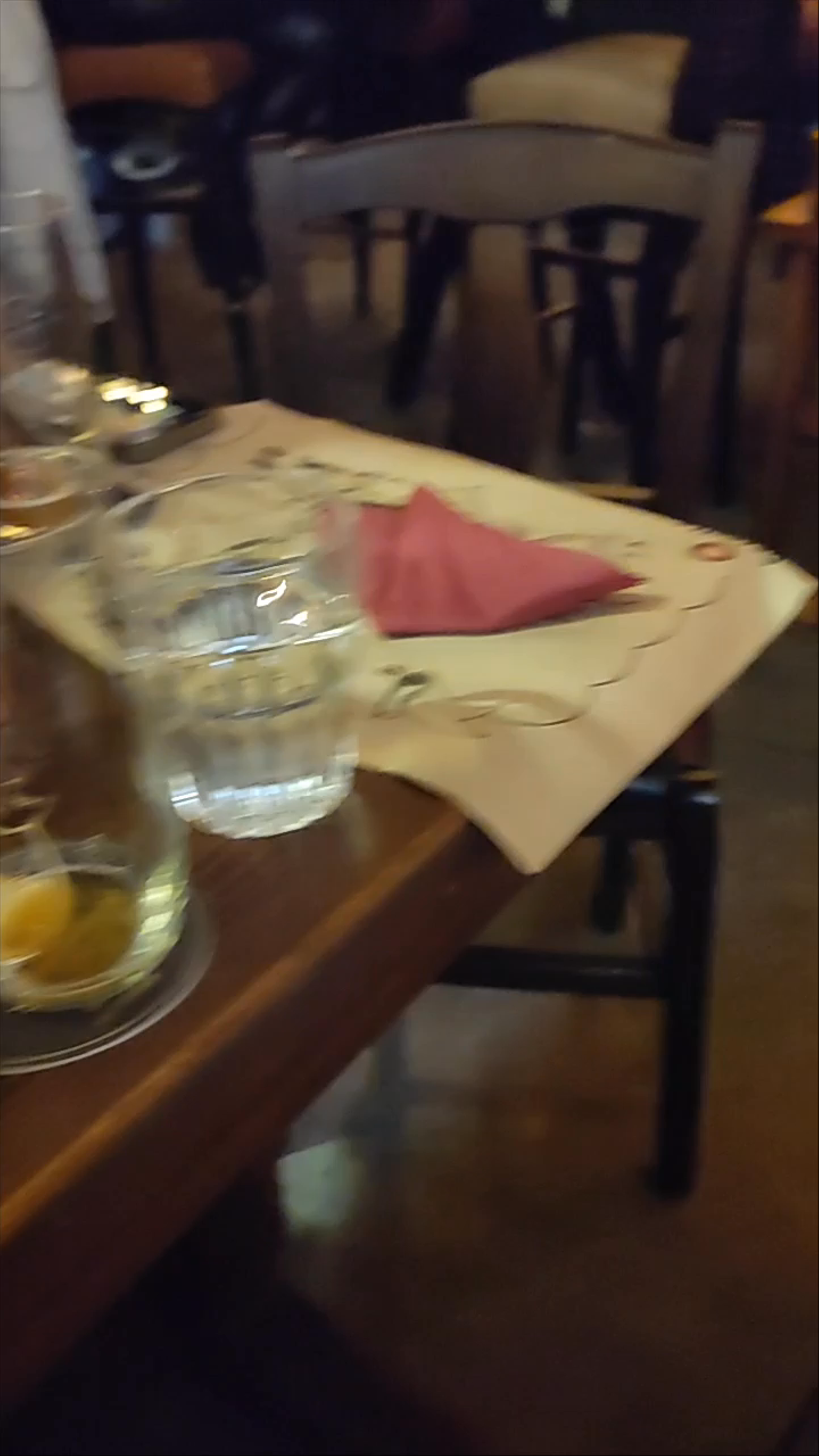 Cozy Night Vibes at a Local Taverna in Argyroupoli, Greece