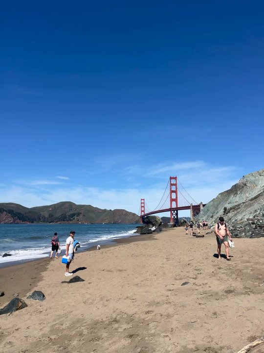 Marshall's Beach - Beautiful day - Beaches Near Me - San Francisco, California