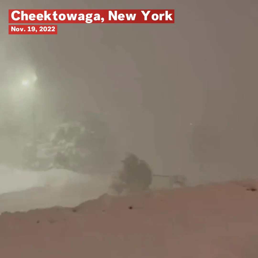 Wild Photos as New York Snowfall Tops 6 Feet Amid 'Zero Visibility' Storm -  Newsweek, image size:1080x1080