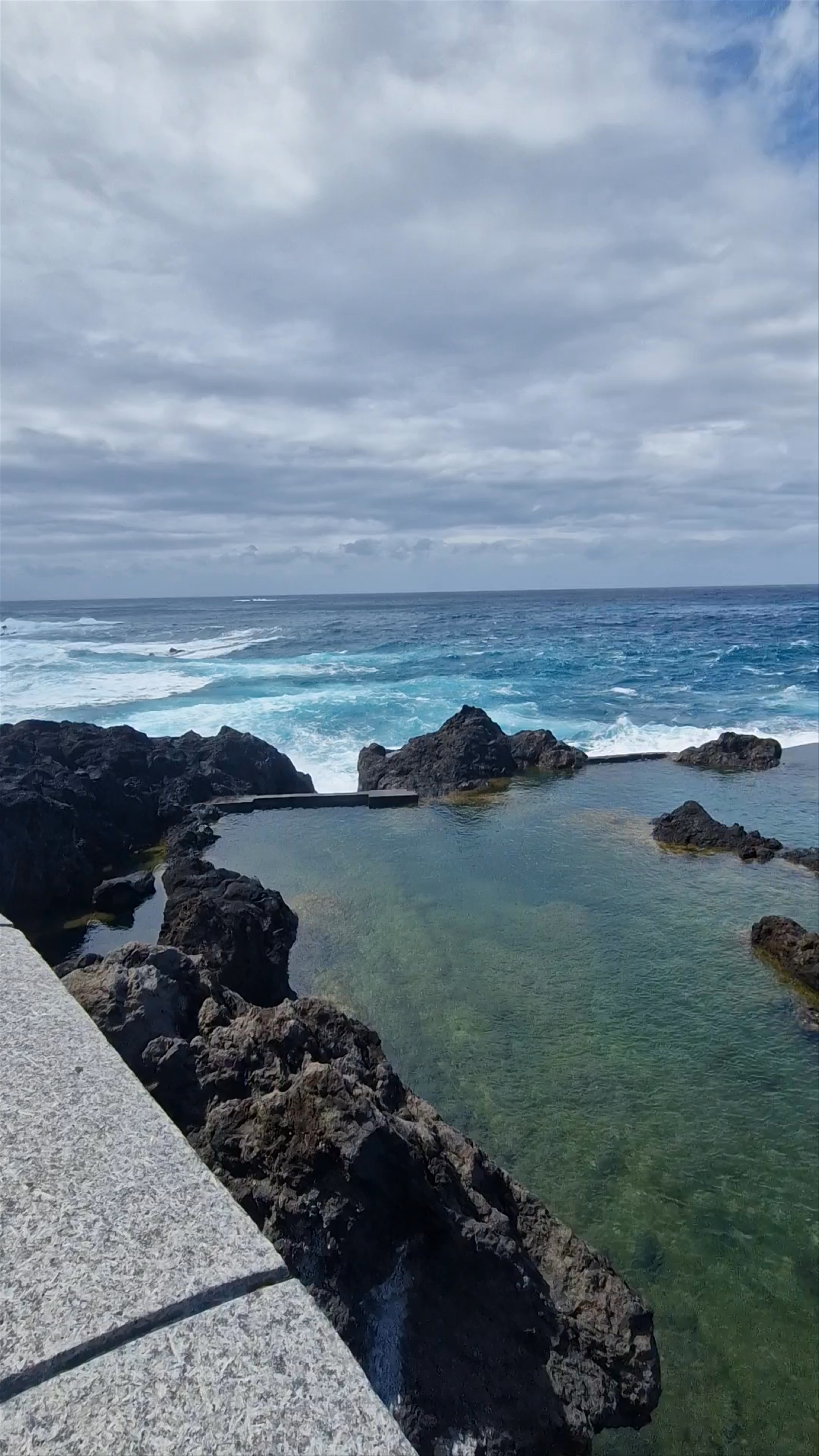 Cachalote Natural Pools at Frente de Mar de Porto Moniz, Madeira