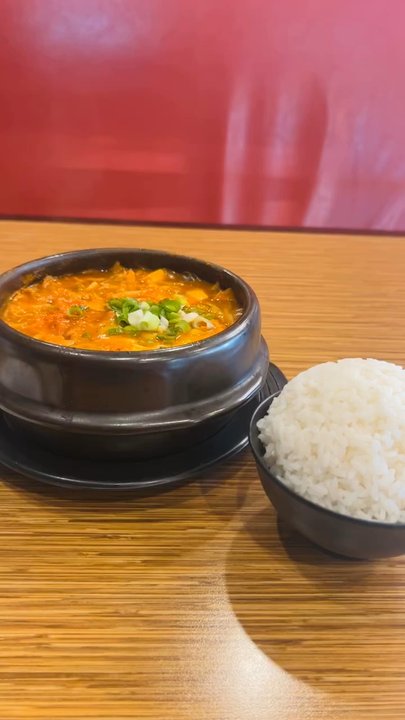 Oppa Chicken - Beef Kimchi Jjigae Soup - Korean Near Me - Sioux Falls, South Dakota