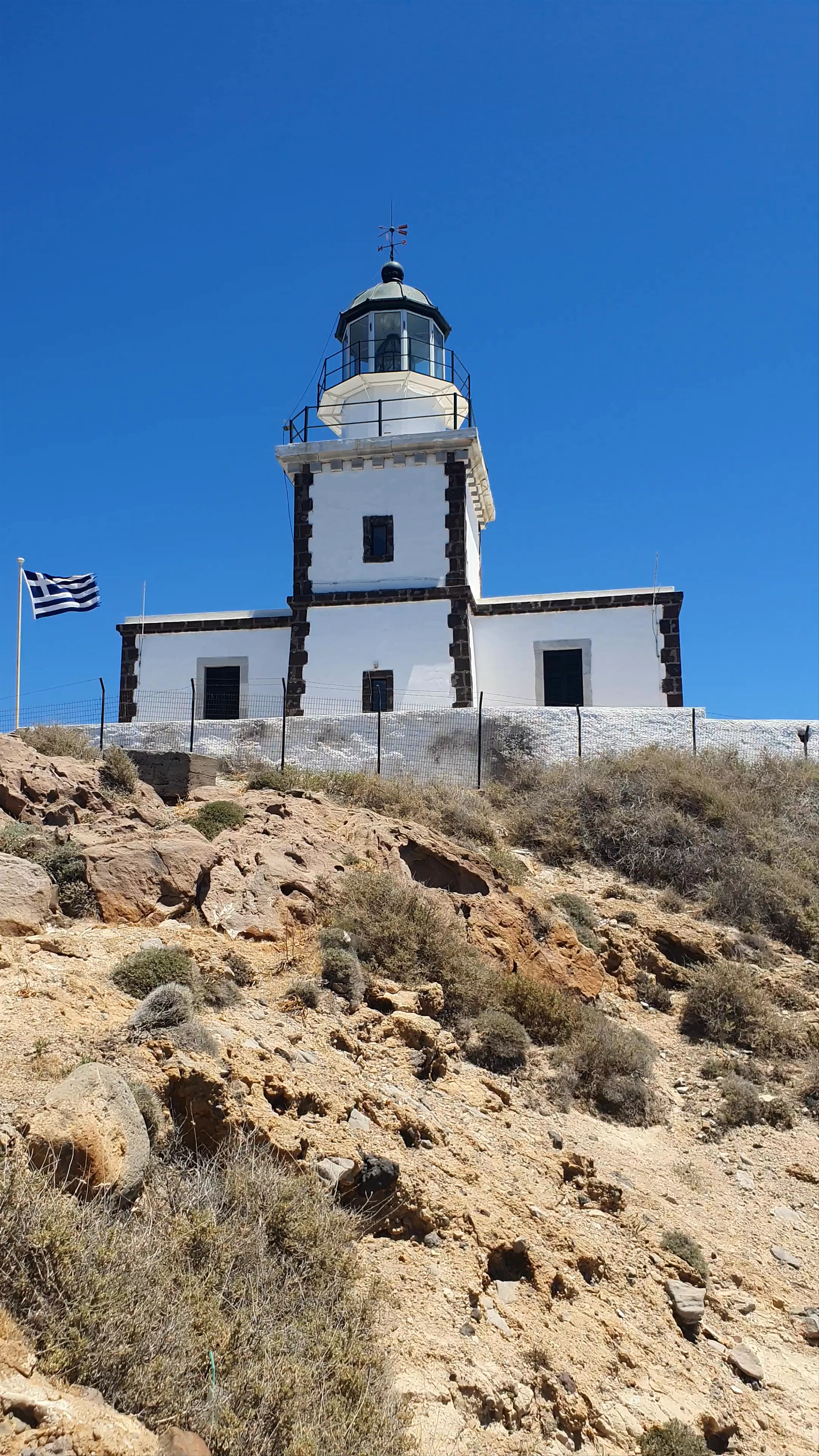 Akrotiri Lighthouse, Thera, Greece