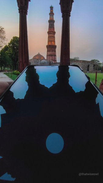Photo of When Qutub Minar dan