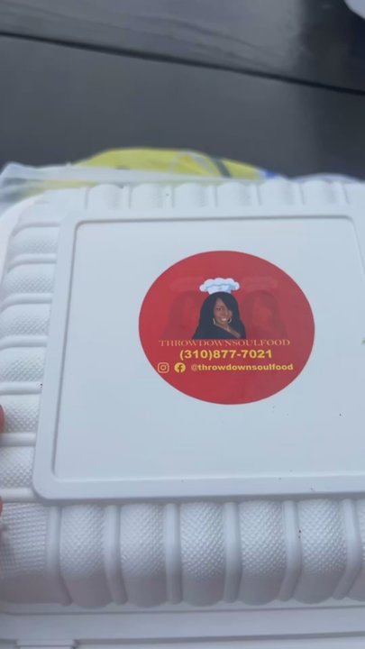 Throwdown Soulfood - The Best Soul Food Ever!!!I had the Tender Oxtail Plate and Baaaby let me tell you it was all that I - Soul Food Near Me - Long Beach , California