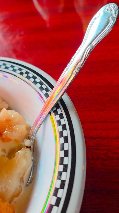 Bad Wolf BBQ - The Peach Cobbler dessert. - Barbeque Near Me - Roanoke, Virginia