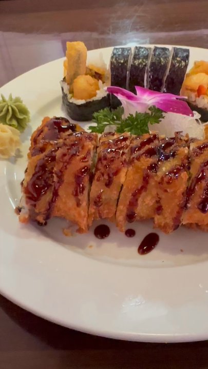 Nori Sushi - Deep fried Veggie tempura and deep fried California - Japanese Near Me - Lewisville, Texas