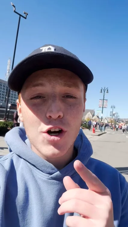 Live outside Comerica Park for the Tigers' first playoff game in 10 years!