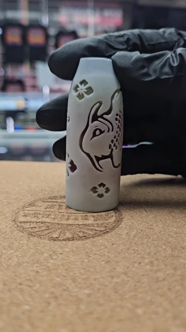 Preview pic of Johnathan Paul Bennet Carved Chillum