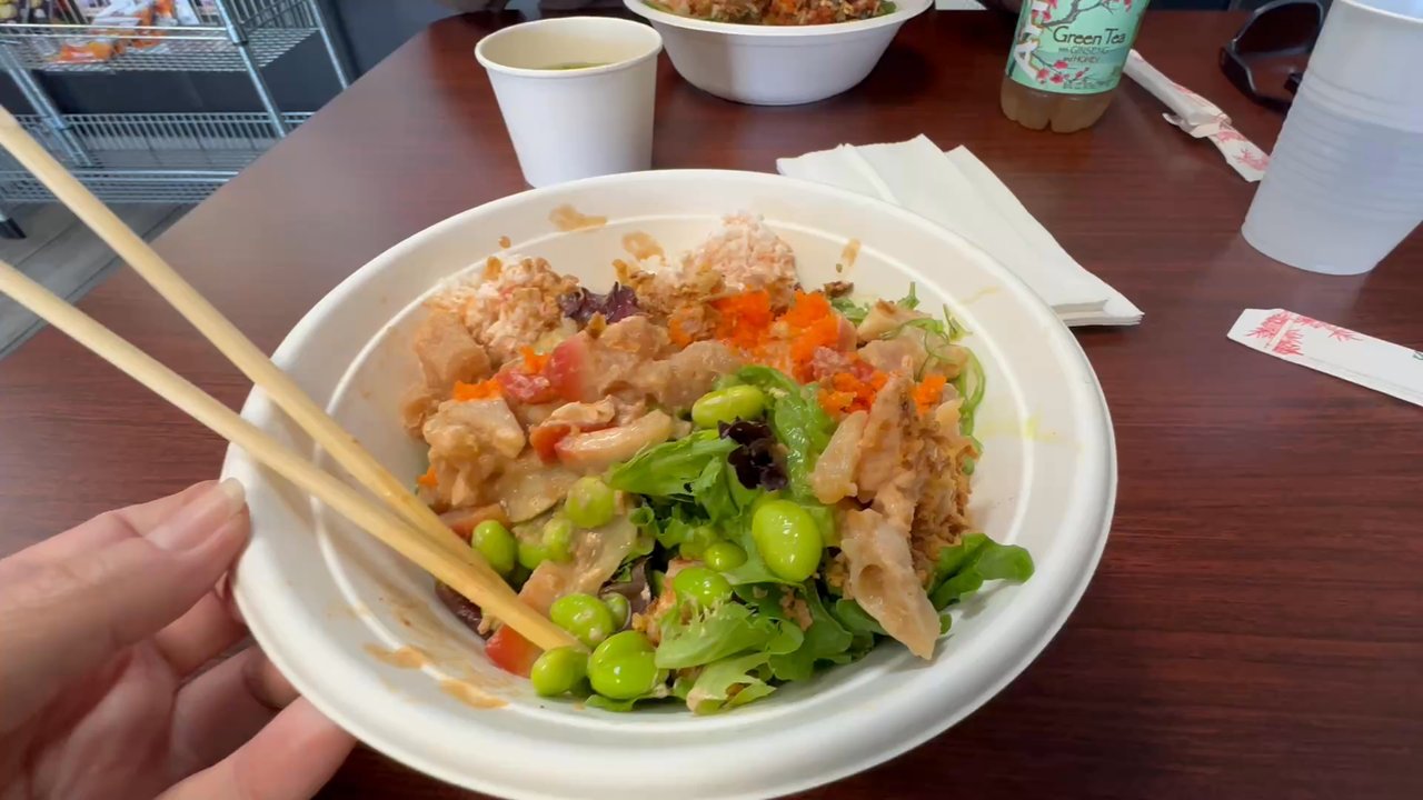 Poke Ave - Regular Poke Bowl w/ all the goods - Seafood Near Me - Brea, California