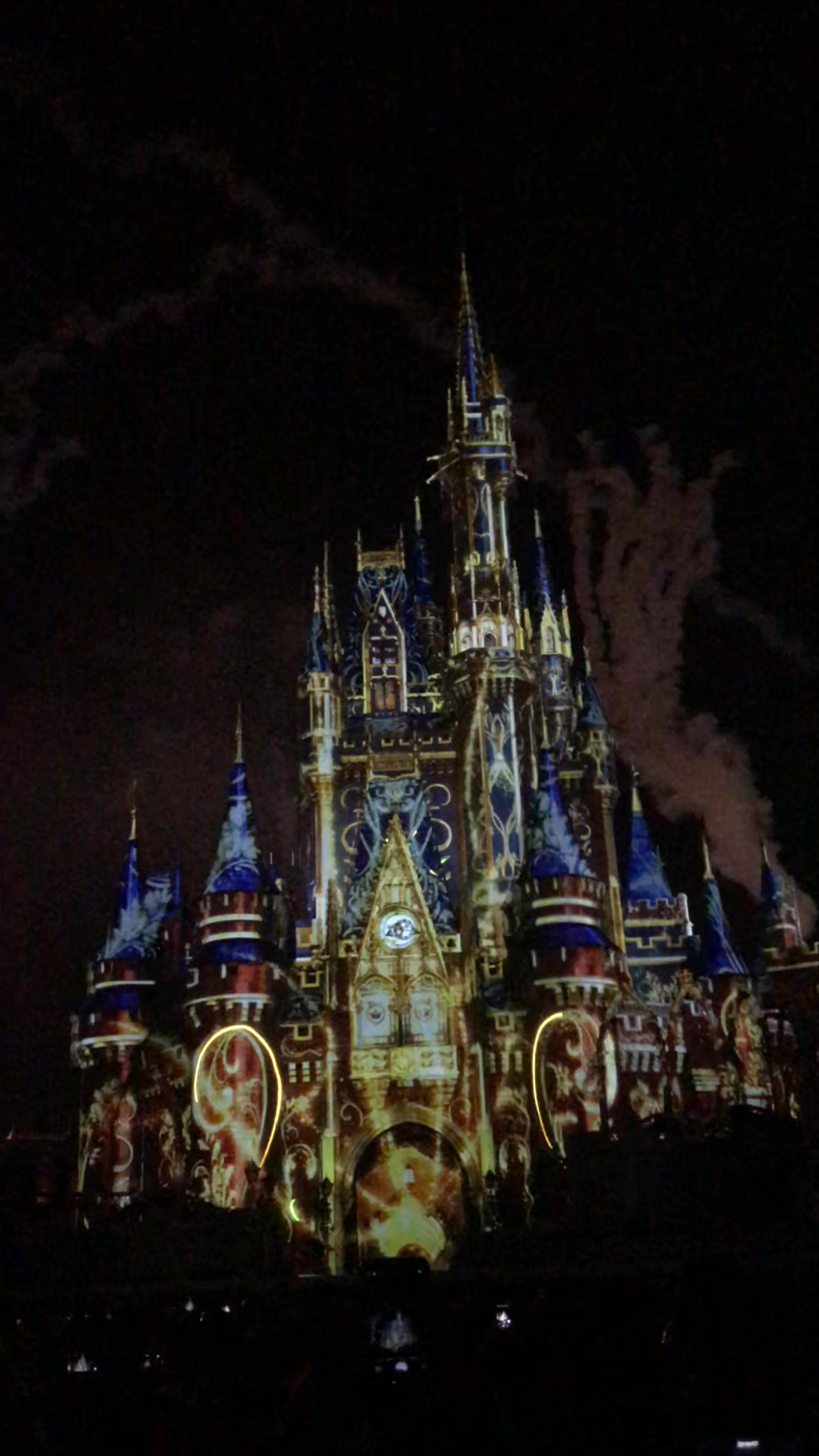 Magic Kingdom Nighttime Spectacular at Cinderella Castle