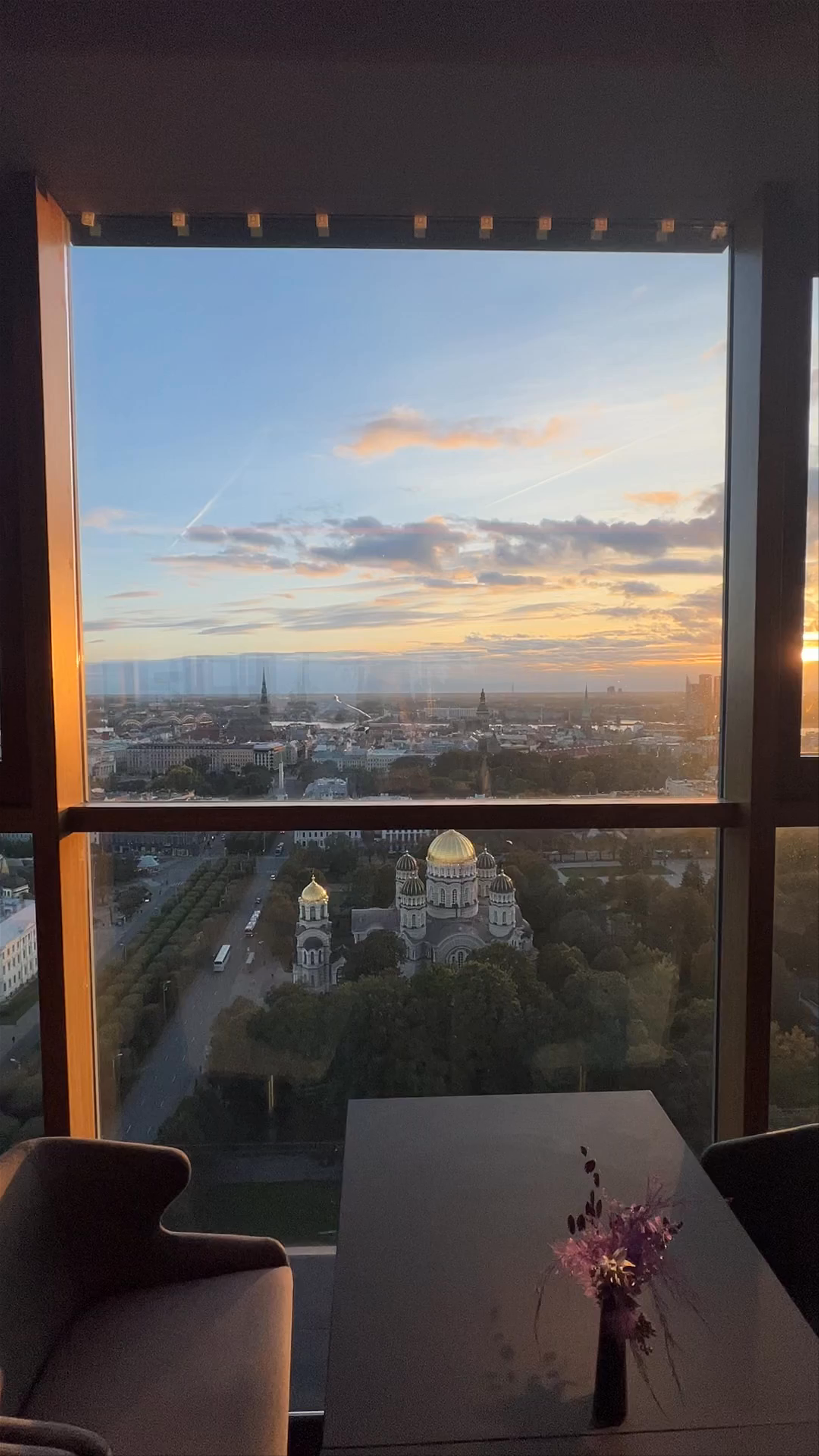 Sunset Serenity at Skyline Bar, Riga
