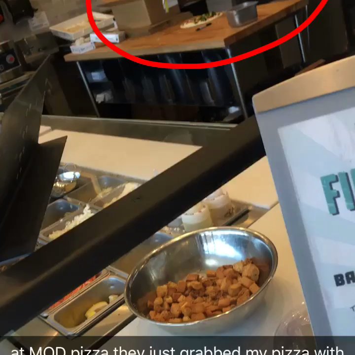 MOD Pizza - I went to a MOD pizza location and was very disappointed due to the fact that the person on oven grabbed my pizza with his bare hands. - Fast Food Near Me - Bend, Oregon
